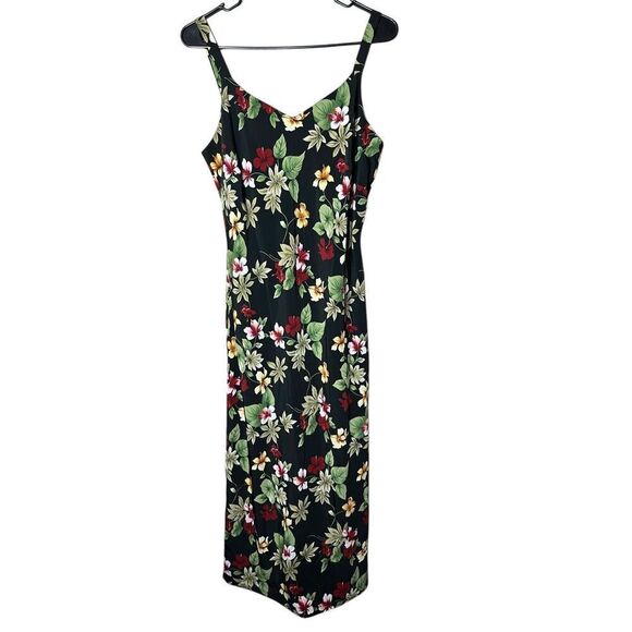 Vintage Northern Reflections Floral Maxi Sun Dress Size 10 - Picture 1 of 6
